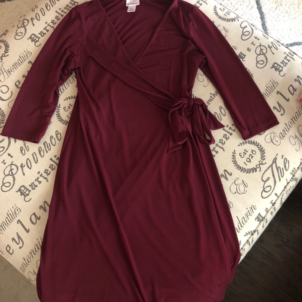 Motherhood Maternity Wrap Dress